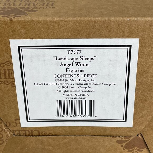 2004 Jim Shore "Landscape Sleeps" Winter Angel VINTAGE - Picture 7 of 7